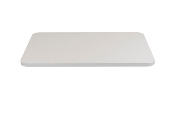 Tischplatte-Leichtbau VierTec 90 x 58 cm, Farbe weiss Hochglanz