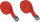 Spann- und Verzurrgurt IWH 2,5 x 250 cm Inhalt 2 Stück Farbe rot