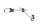 Abstandshalter Bike Block FIAMMA Pro S D2 Farbe aluminium