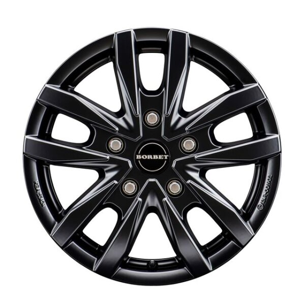 Leichtmetallfelge CW5 6,0 x 16 Zoll black matt passend für Fiat ab Bj. 2022 5/130