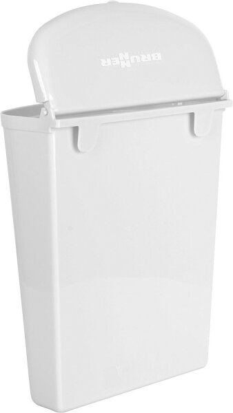 Abfallbehälter Kunststoff Brunner Pillar XL 10 l Fb. weiß