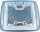 Dachhaube MPK VisionVent S eco 2753 Ausschnitt 28 x 28 cm Farbe cremeweiß Haube rauchglas