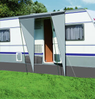 Eingangsmarkise Wigo Sonny 150 x 95 cm Fb. silber / grau