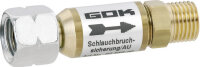 Schlauchbruchsicherung 50 mbar G 1 / 4 LH-ÜM x G 1 /...