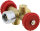 Abzweigventil G 1 / 4 LH-ÜM x 2 Abgänge G 1 / 4 LH-ÜM