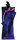 Leicht-Reiseschlafsack Cocoon Seide / Baumwolle 220 x 90 cm Farbe tuareg