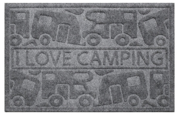 Fußmatte ARISOL Kera Camp 60 x 40 cm Farbe grau