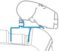Adapterkit 3-tlg. zu Dachmarkise Dometic PerfectRoof 2000...