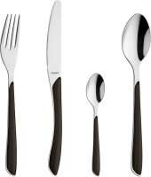 Besteckset Kuppels Prisma 24-tlg. Fb. schwarz