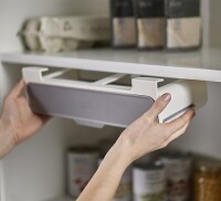 Gewürzregal Joseph Joseph zum Einhängen CupboardStore Fb. weiß / grau