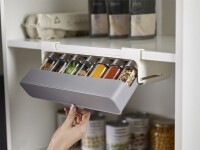 Gewürzregal Joseph Joseph zum Einhängen CupboardStore Fb. weiß / grau