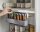 Gewürzregal Joseph Joseph zum Einhängen CupboardStore Fb. weiß / grau