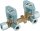 Verteilerblock DSV-AB2 PS5bar RVS10 x 2xRVS8 x RVS10