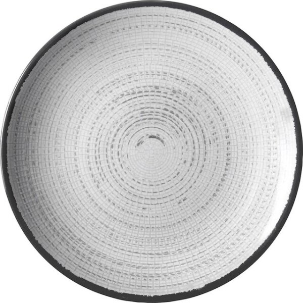 Dessertteller BRUNNER Tivoli Durchm. 20 cm weiß / schwarz