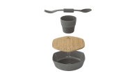 Geschirrset ROBENS Leaf Farbe anthrazit
