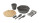 Geschirrset ROBENS Leaf Farbe anthrazit