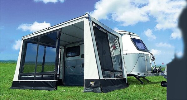Seitenwände Wigo Rolli Touring für Triton, Troll, Puck, Pan, und Familia _ab 2010_ 250 x 200 cm Fb. grau / silber