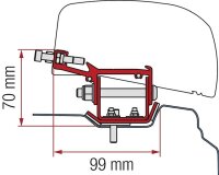 Adapter Fiamma 2-tlg. passend für Renault Trafic L2...