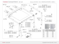 Gelenkarmendstück 280-440cm zu Caravanstore Version...