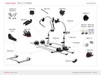 Haltestruktur oben zu Carry Bike Pro C, Premium SC, CB CL