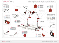 Haltestruktur unten zu Carry Bike Pro C, Pro Deluxe