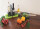 Multi Tray purvario OELE Flaschenhalter für Essig/Öl Pure Lemon Fb. limonengrün/anthrazit