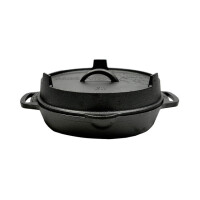 Deckel für Feuerpfannen VALHAL OUTDOOR Gusseisen Durchm. 25 cm