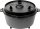Feuertopf Dutch Oven VALHAL OUTDOOR Gusseisen Füße am Boden 8 l
