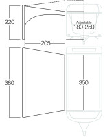 Sonnensegel Vango Air Beam Sky Canopy für Caravan & Motorhome 3,5 m