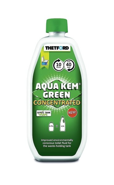 Toilettenflüssigkeit Thetford Aqua Kem green Konzentrat Inhalt 0,75 L CH-Version