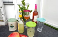 Trinkglasabdeckung purvario Bee 4er Set