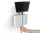 Besen Joseph Joseph CleanStore mit Wandhalterung Farbe blau