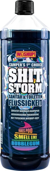 Toilettenflüssigkeit WOSHUP_ Shit Storm Bubblegum Inhalt 1 l