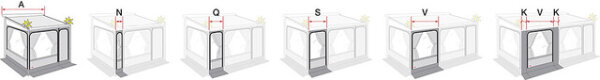Frontpanel 25 F45 Fiamma für Vorzelt Privacy Room