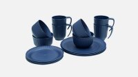 Geschirrset Outwell Delish 4 Personen 16-tlg. Farbe navy...
