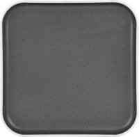 Essteller BRUNNER eckig Dolomit 25 x 25 cm Farbe grau