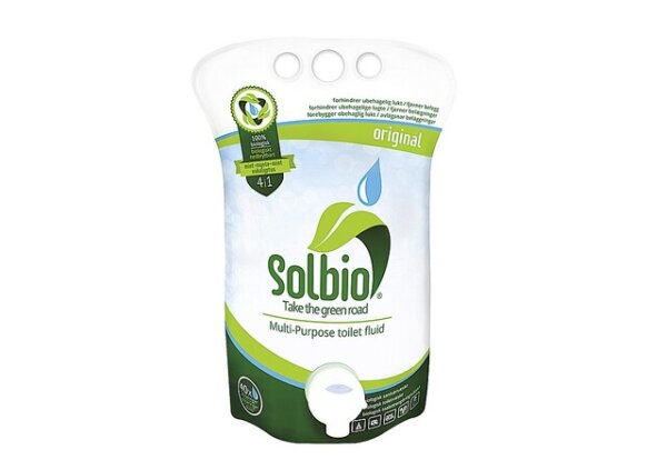 Toilettenflüssigkeit Solbio Original 1,6 l Ausführung Schweden, Dänemark, Norwegen