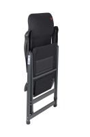 Air Deluxe Campingstuhl CRESPO ohne Kopfpolster 67 x 119 x 77 cm Farbe schwarz