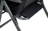Air Deluxe Campingstuhl CRESPO ohne Kopfpolster 67 x 119 x 77 cm Farbe schwarz