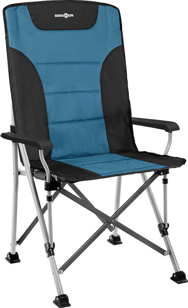 Faltstuhl BRUNNER RAPTOR HIGHBACK Farbe schwarz / grau