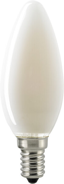 LED Leuchtmittel SIGOR Kerzenform 4,5W E14 470lm 2700K dim Filament matt