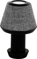 Akkuleuchte Eglo LED mit USB-Anschluss Farbe schwarz / grau