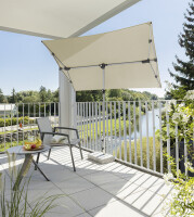 Sonnenschirm SCHNEIDER SCHIRME Novara, 190 x 140 cm Farbe natur