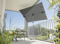 Sonnenschirm SCHNEIDER SCHIRME Novara 190 x 140 cm Farbe anthrazit
