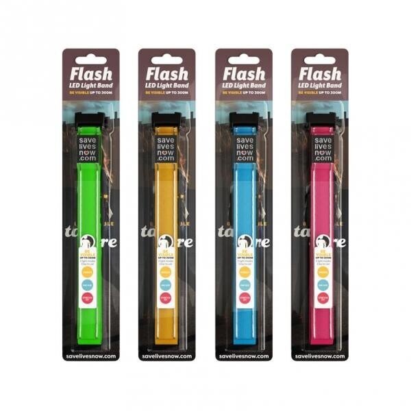 LED Leuchtband Flash 1 Stück Farbe sortiert _pink, grün, orange, blau_