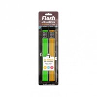 LED Leuchtband Flash 2er Set Farbe pink, blau