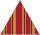 Sonnensegel BENT Zip-Canvas Orient Design Farbe rot gestreift