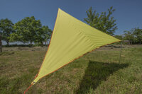 Sonnensegel BENT Zip-Canvas Farbe limette