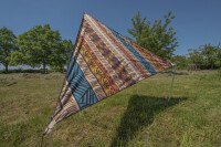 Sonnensegel BENT TC Zip-Canvas Single, Afrika Design Afrika Druck