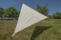 Sonnensegel BENT TC Zip-Canvas Single, Farbe sand